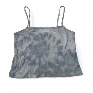 Brandy Melville blue tie dye top one size